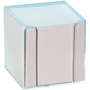 Zettelbox Folia, 9,5 x 9,5 x 9,5, glasklar