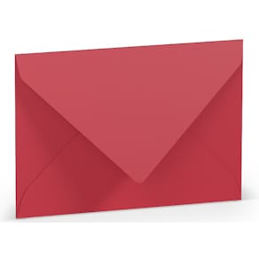 Briefhülle Rössler Paperado, C7, SF, rot, matt