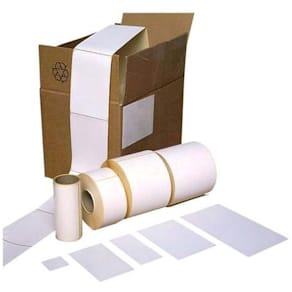 Thermoetiketter 102x192 mm, udvendig vikling, permanent, 2000 stk