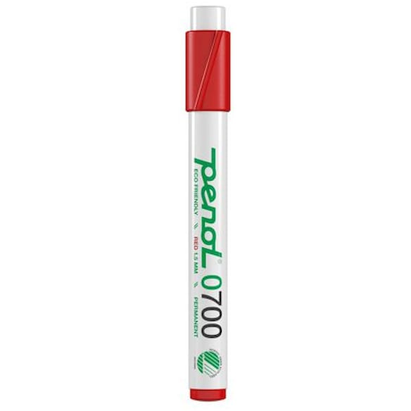 Merkepenn PENOL 700 ECO rund rød 10st