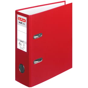 Ordner Herlitz maX.file protect, A5, 80 mm, hoch, rot