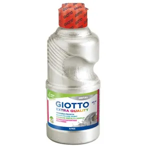 Färg GIOTTO metall silver 250ml