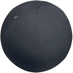 Sitting Ball Ergo 75cm anti-roll-away dark grey