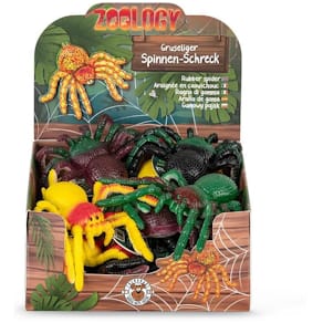 Spielzeugspinne TRENDHAUS Grusel, sortiert, Gummi, 15,5 cm