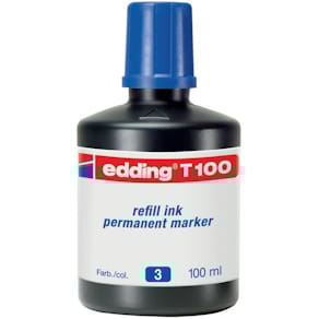 Nachfülltinte edding T 100, 100 ml, blau