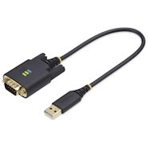 StarTech.com 1ft (30cm) USB to Serial Adapter Cable, COM