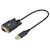 StarTech.com 1ft (30cm) USB to Serial Adapter Cable, COM