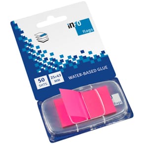 Index-Haftstreifen UPM, pink, 25,4 mm