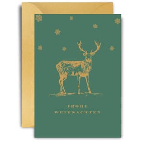 Grußkarte Rössler Christmas, B6, Frohe Weihnachten, 1 Karte/1 Ums