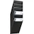 Blankettfack Durable Flexiboxx Svart, A4S, 6 fack
