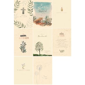 Trauerkarte SKORPION, sortiert