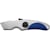 Cutter Desq met terugschietfunctie, 20 mm, zilver/blauw
