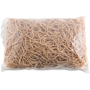 Elastieken, breedte 1,5 mm, lengte 100 mm, zak van 1 kg