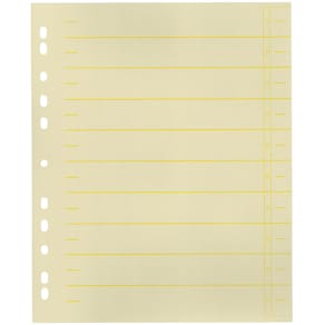 Trennblätter A4, 100 Stück, gelb