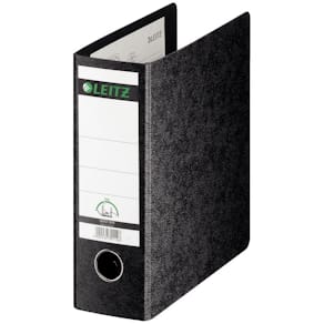 Ordner Leitz 180°, karton, A5, rug 7,7 cm, zwart