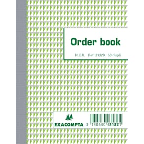 Orderboek Exacompta, ft 13,5 x 10,5 cm, dupli (50 x 2 vel)