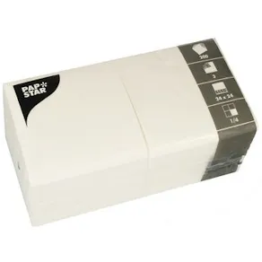 Servett 3-lags 24x24cm vit 200/fp