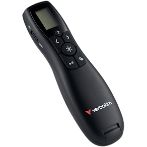 VERBATIM Keynote Wireless Presenter LCD Display w/Red Laser