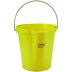 Spand Vikan med håndtag, gul, 320 x 320 x 310 mm
