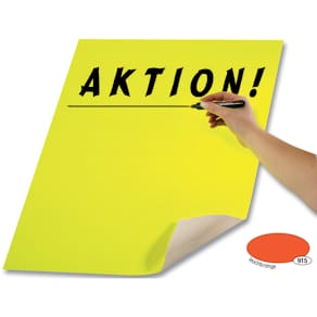 Plakatkarton Folia, 48x68 cm, leuchtorange