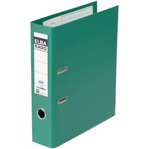 Ordner Elba rado plast, A4, 8 cm, PVC, grün