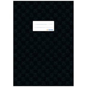 Heftschoner HERMA, A4, schwarz, mit Strukturprägung