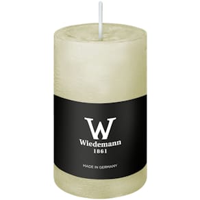 Stumpenkerze D-LUX MARBLE, elfenbein
