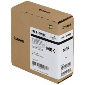PFI-110MBK matte black ink