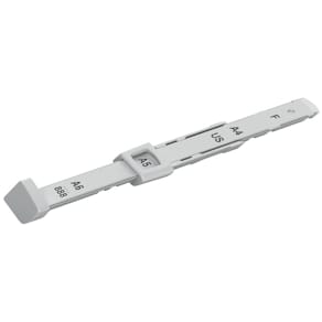 Anschlagschiene Leitz NeXXt, Kunststoff, grau, 136 mm