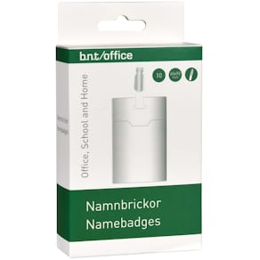 Kontortilbehør BNT transparent, 10 stk