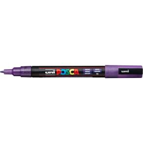 Pigmentmarker Uni-Ball POSCA PC-3M, Glitter violett