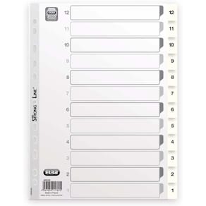 Register Elba A4, hvid, 20 sæt