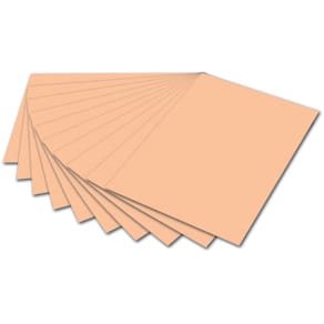 Tonpapier Folia A4, apricose, 130 g/m²