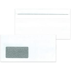 Briefhülle MAILMEDIA, DL, Fenster, nasskleb., 75 g/m², weiß