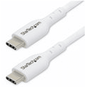 StarTech.com 2m (6.6ft) White USB-C Charging Cable, USB C Cable,