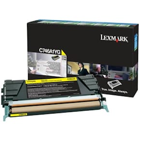 Toner Lexmark Return, gelb