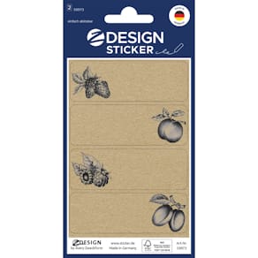 Haushaltsetiketten Avery Zweckform Früchte