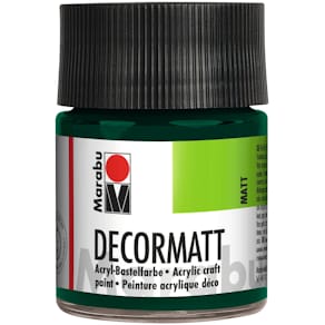 Acrylfarbe Marabu Decormatt, tannengrün, 50 ml