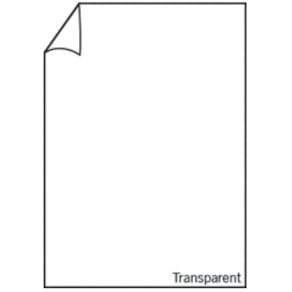 Briefbogen Rössler Paperado, A4, 100 g/m², transparent hochweiß