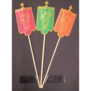 Osterfahnen, farbig sortiert