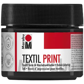 Textilfarbe Marabu, 100 ml, lampenschwarz