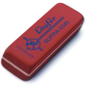 Radierer Läufer Supra, Kautschuk