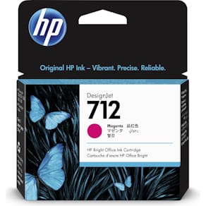 Inktcartridge HP 712, 29 ml, OEM 3ED68A, magenta