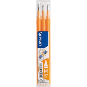 Tintenrollermine Pilot FriXion, 0,4 mm, 3er-Pack, Apricot