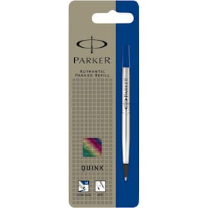 Pennpatron Bläck PARKER Quink Roller Ball Medium blå