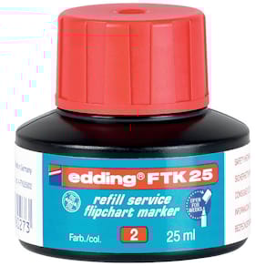Nachfülltinte edding FTK 25, rot
