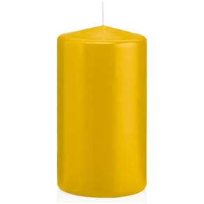 Stumpenkerze, dotter, 70 x 130 mm, Brenndauer 48 Std., in Cello