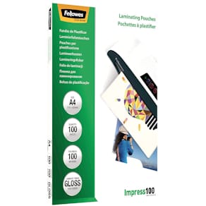 Laminat FELLOWES A4 100mic klar 100/fp