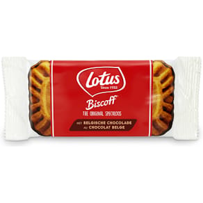 Speculooskoekjes Lotus, met chocolade, pak van 200 stuks