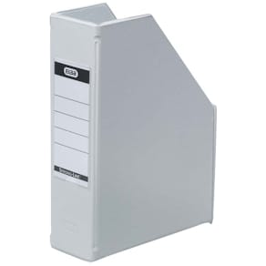 Tidsskriftsamler Elba hvid, vendbar ryg-etiket, 5 stk